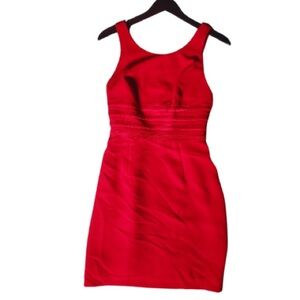 CACHÈ RED COCKTAIL DRESS SZ 2